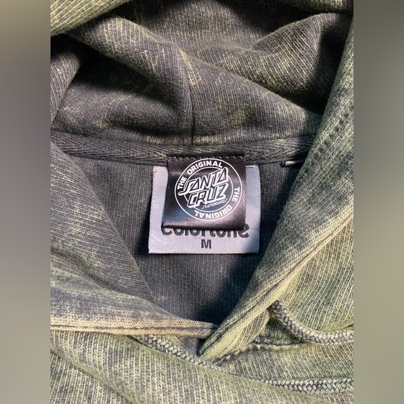 Colortone Santa Cruz Original Hoodie Women Size M Long Sleeve Skate Pullover - Picture 6 of 8